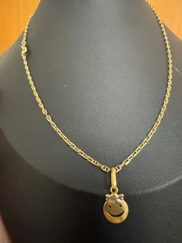 Corrente de ouro 3.61g 18k procedência garantia eterna
