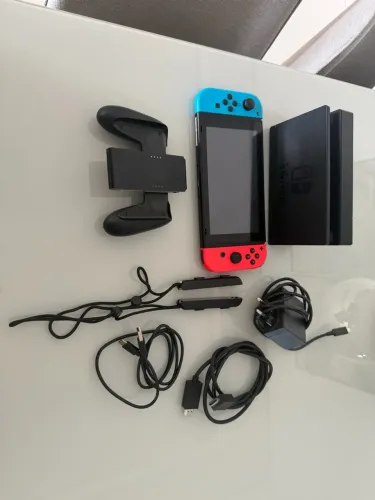 ? NINTENDO SWITCH COMPLETO - TODOS OS ACESSÓRIOS ORIGINAIS!
