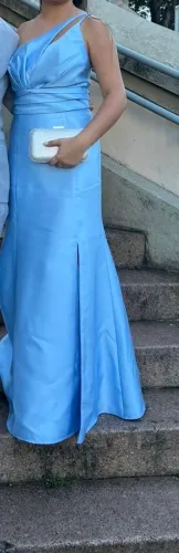 Vestido madrinha azul serenity