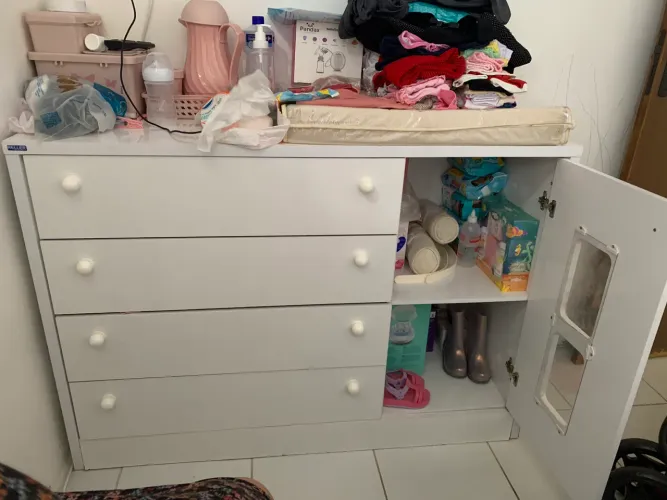 Cômoda para quarto de bebê