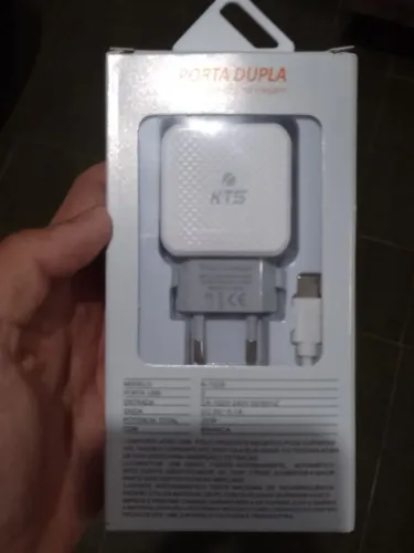 Carregador lacrado tipo c