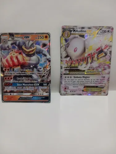 Pokemon Machamp GX e Mega Audino GX