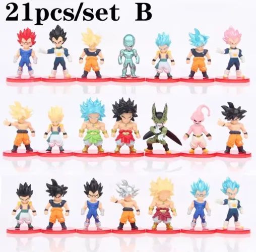 KIT 21 MINIATURAS DRAGON BALL