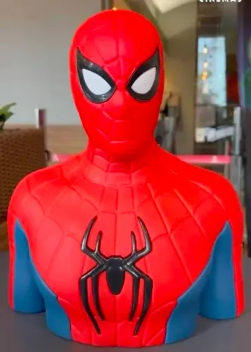 Balde Busto Homem Aranha