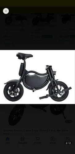 Bicicleta elétrica 36v 350w dobrável 