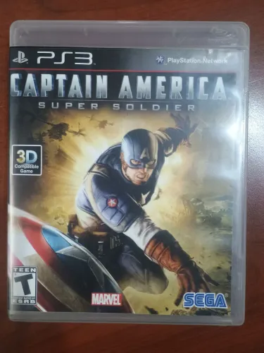Jogo - Capitão América Super Soldier -Ps3