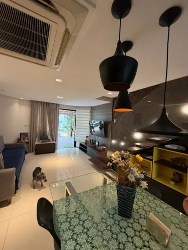 Amplo apartamento triplex no Veredas do Atlântico II - Patamares, 3/4 sendo 1 suíte, varan