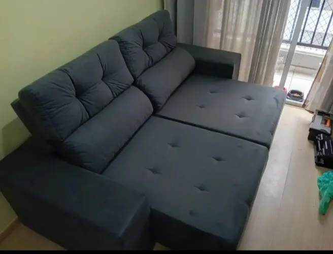SOFA RETRATIL RECLINÁVEL 2MT NOVO DE FABRICA PAGA NA ENTREGA