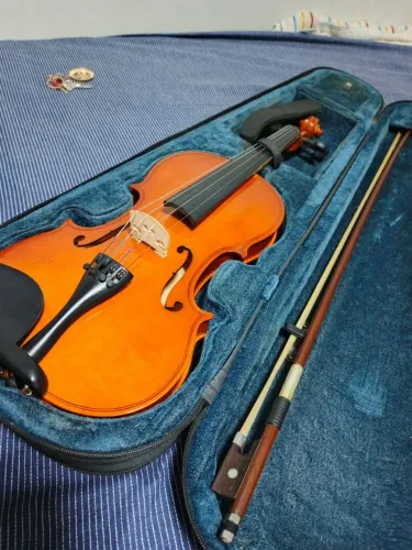 Violino 4/4 Vivace Mozart MO44 Completo + Espaleira, Arco e Estojo
