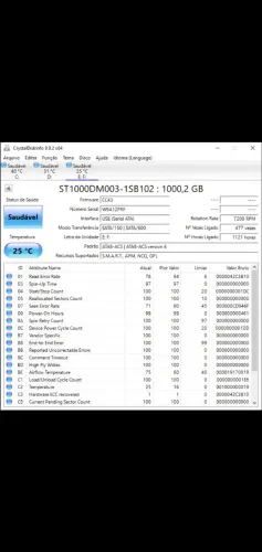 HD Seagate de 3,5 polegadas para Desktop