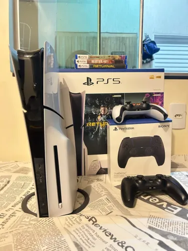 PS5 SLIM 1TB MÍDIA FÍSICA E DIGITAL