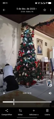 Árvore de Natal 2,10 metros