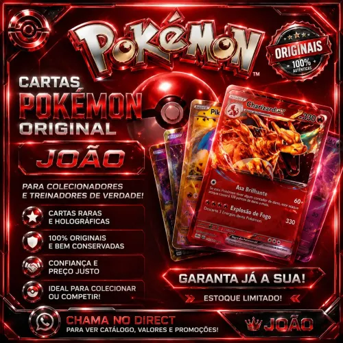 Casta pokémon original colecionadores e jogadores