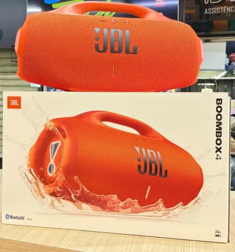 JBL Boombox 4 Laranja R$ 2.799,00 A VISTA NOVA NA CAIXA