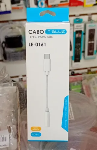 Cabo Adaptador Tipo C Para Fone De Ouvido Aux P2 - Novo