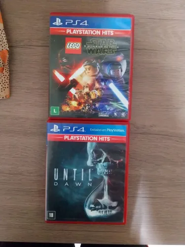 vendo jogos de ps4 (star wars lego e until donw)