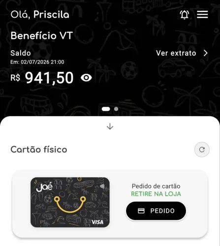 Cartão Jaé