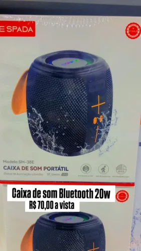 Caixa de som Bluetooth 20w