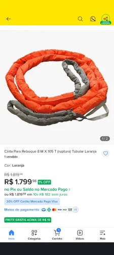 Vendo cinta para reboque no preço!!
