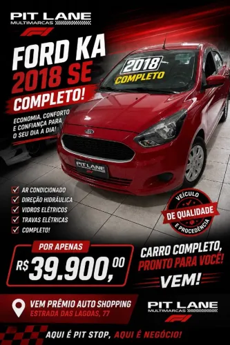 Ford KA 1.0 Se/se Plus Tivct Flex 5P 2018