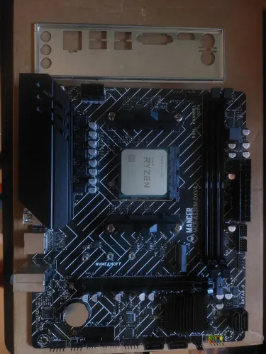 Ryzen 5 5500 e placa mãe A520 seminovo