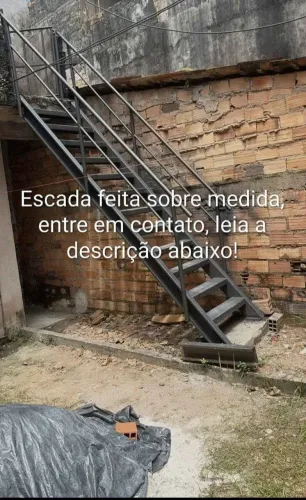 Escada de Metal para casa.por encomenda