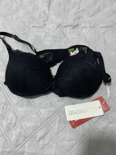 Sutiã Lingerie Lift c/renda - Diamantes