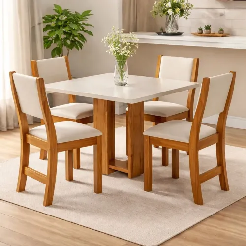 *Mesa de Jantar Anjo/Angel 0,90 cm Pronta Entrega