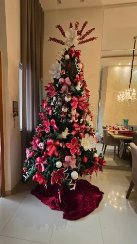 Árvore de Natal decorada