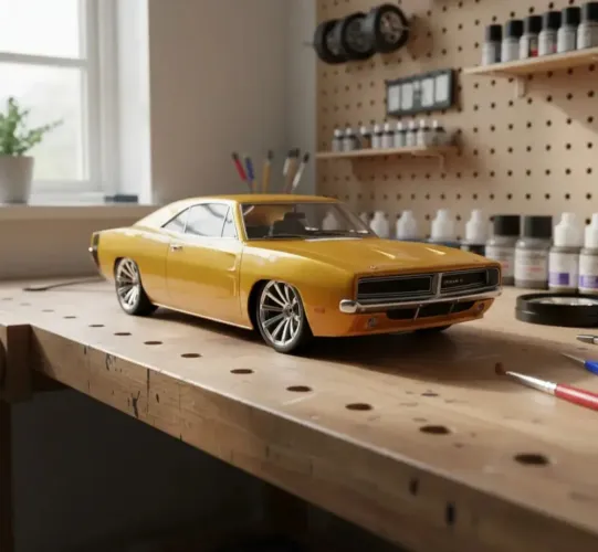 Dodge Dourado - Bolha para Automodelo 1:10