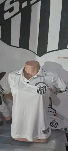 Polo Torcida Jovem Santos Feminina P 