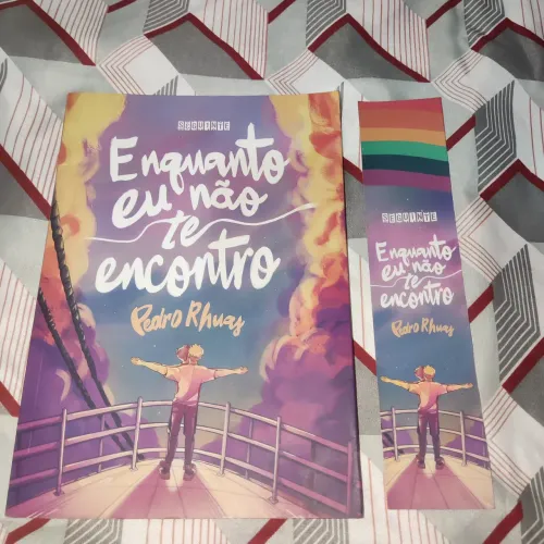 Livro enquanto eu não te encontro 