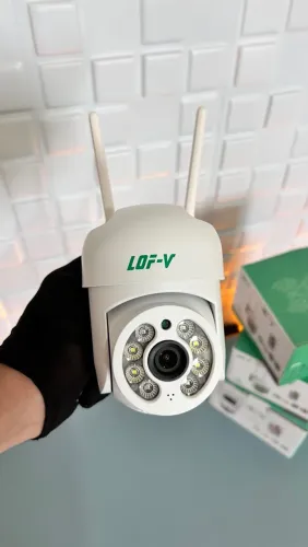 Camera Wifi Rotação 360 Prova Dagua