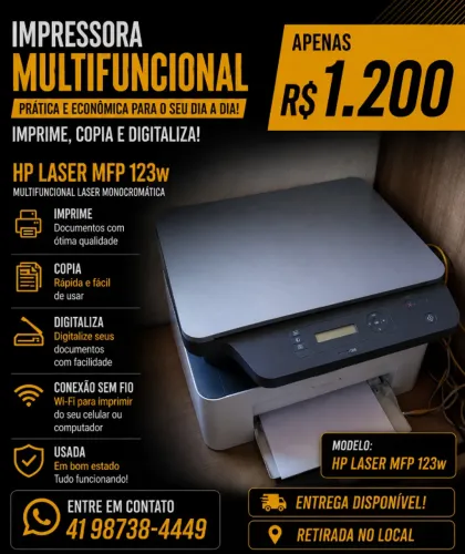 Impressora HP Laser