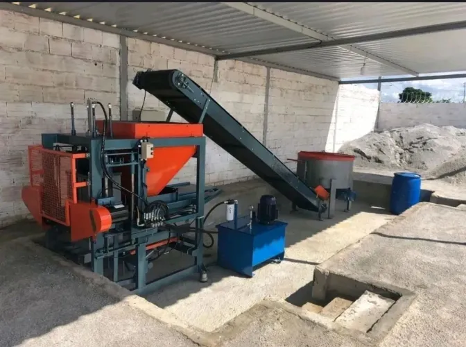 Fábrica hidráulica de blocos de concreto
