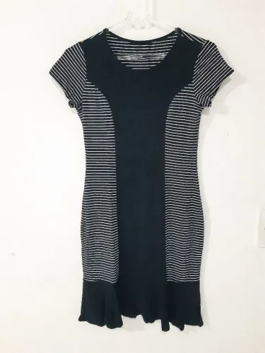 Vestido preto e branco 