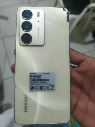 Realme c75 256g acompanhar carregador, capinha, película