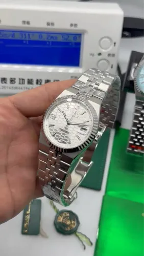 Rolex Land Dweller Branco Automático Base ETA