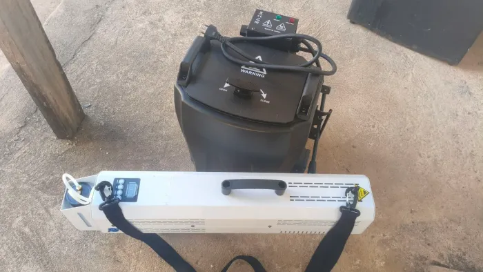 Bazuca de Fumaça + Máquina de Névoa 