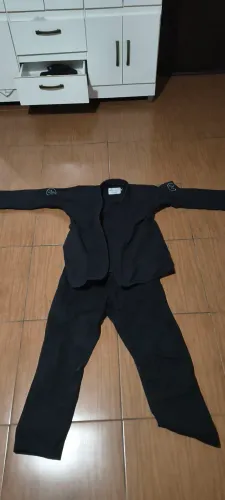 Kimono jiu jitsu Keiko ultra light, preta, A1
