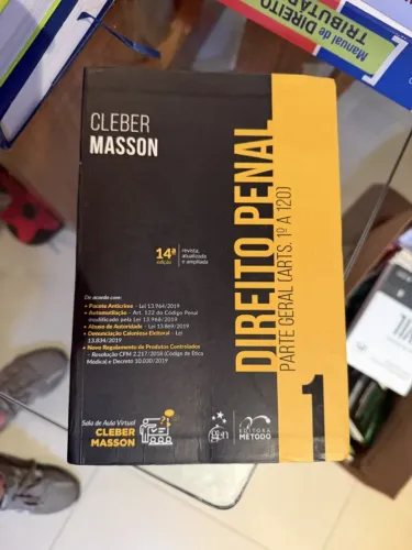 Livro Direito Penal Parte Geral Vol. 1 - Cleber Masson - 14ª Edição