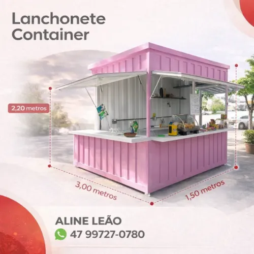 Container lanchonete direto da fábrica