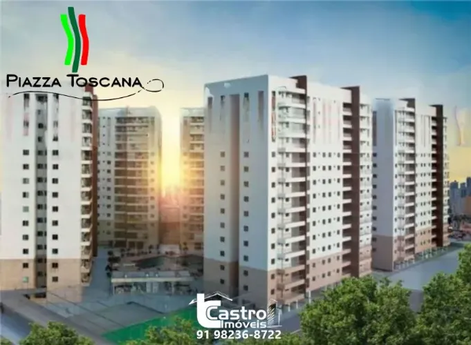 Vendo no PIAZZA TOSCANA. Apto de 3/4 com 1 suíte. 2 vagas. Semimobiliado. I015