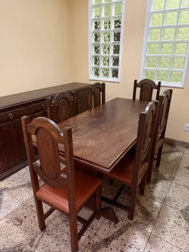 Mesa de sucupira 6 lugares