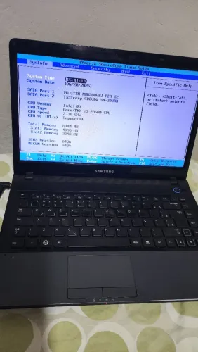 Notebook Samsung i3 6gb SSD 