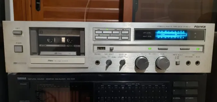 Tape Deck Polyvox Cp950d - 100% Revisado 127/220v