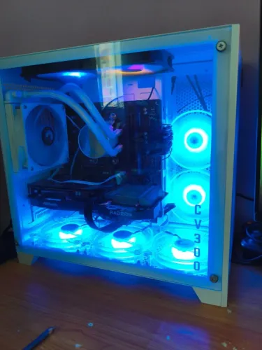 PC Gamer Completo + Monitor 27" IPS | Ryzen 5 5500 + RX 6600 + 32GB RAM + SSD NVMe 