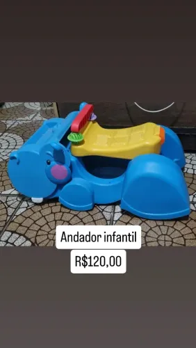 Andador hipopótamo Fischer price
