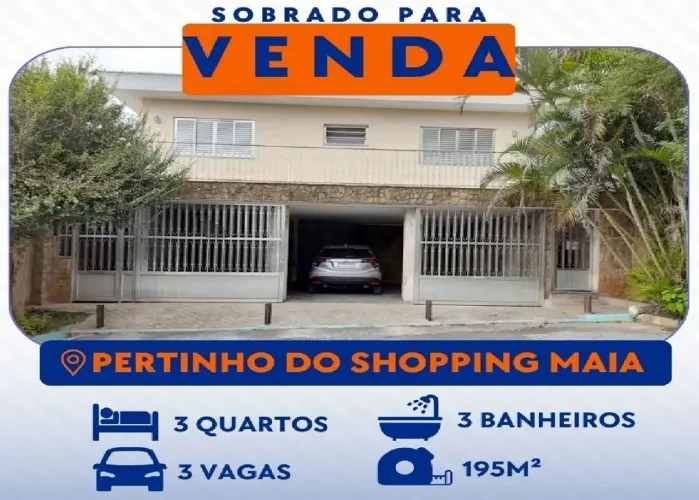 Oportunidade Sobrado à Venda Picanço GUARULHOS