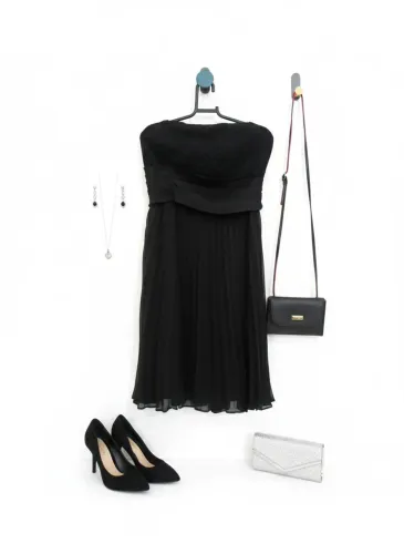 Vestido de festa com encharpe tamanho M 